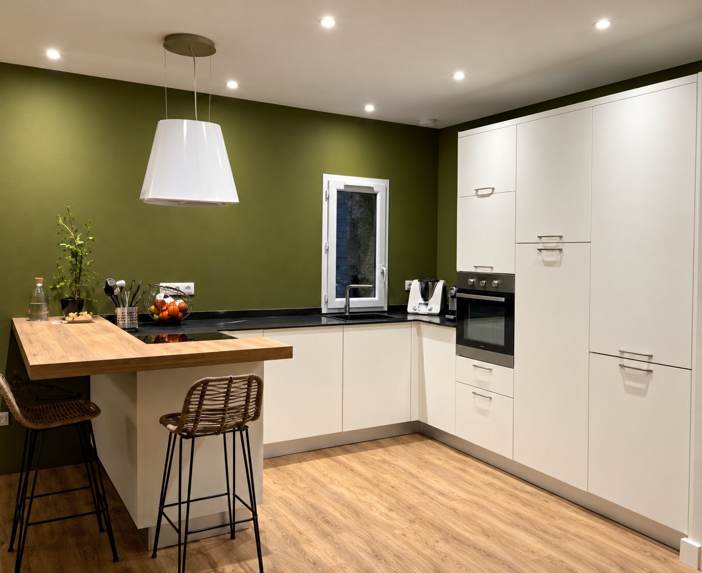 Cuisine sur mesure réalisée par Atelier des Cuisines