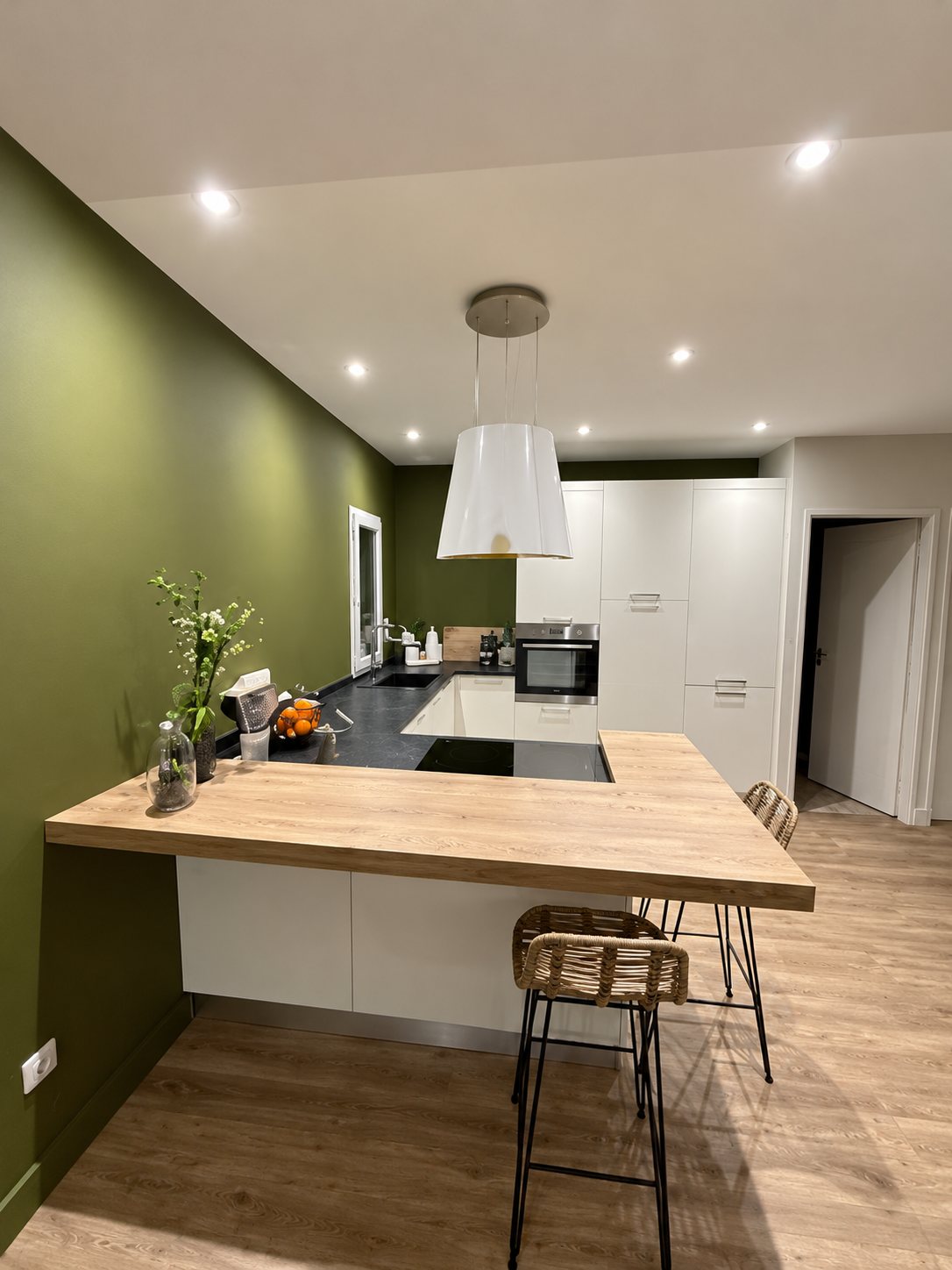 Cuisine sur mesure réalisée par Atelier des Cuisines