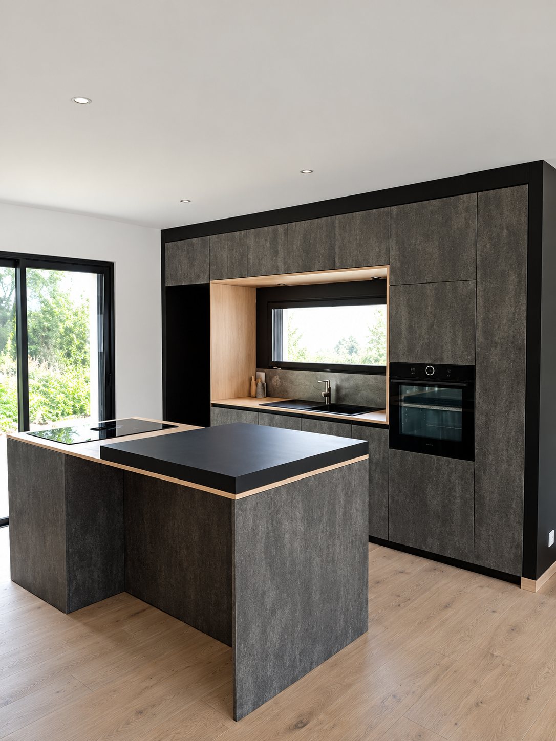 Cuisine sur mesure réalisée par Atelier des Cuisines
