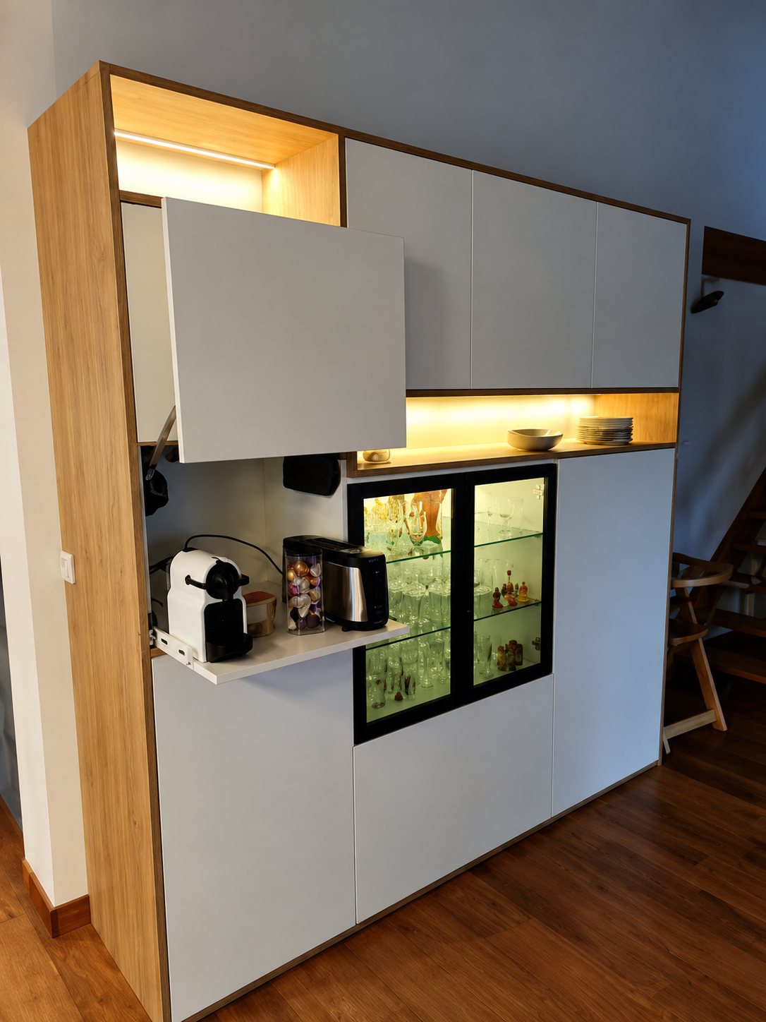 Cuisine sur mesure réalisée par Atelier des Cuisines