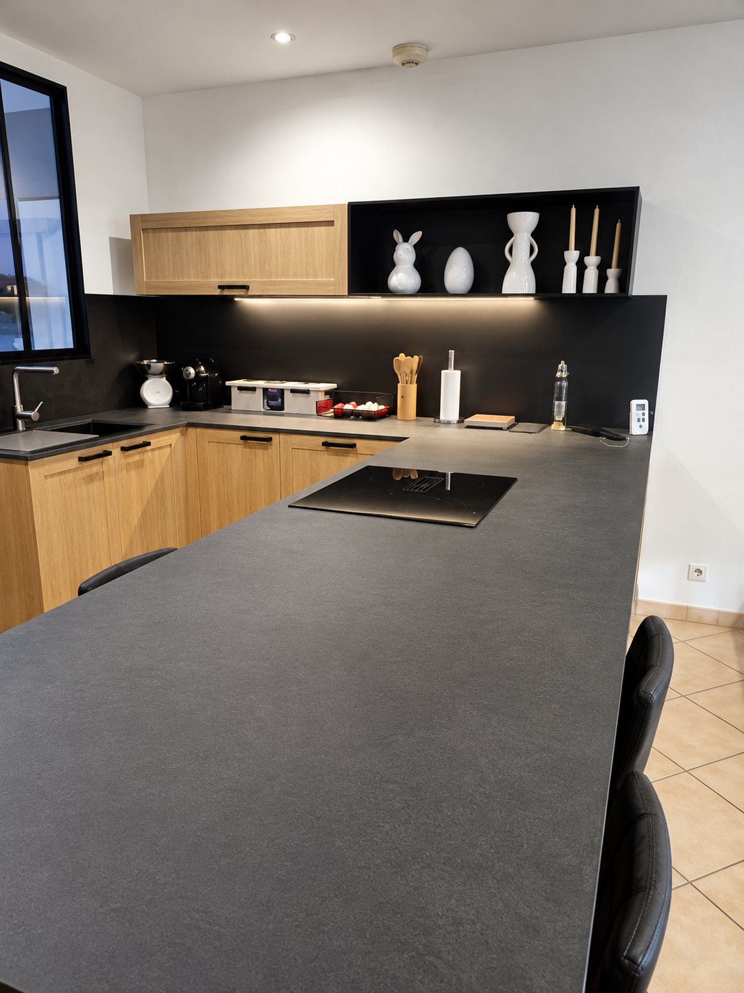 Cuisine sur mesure réalisée par Atelier des Cuisines