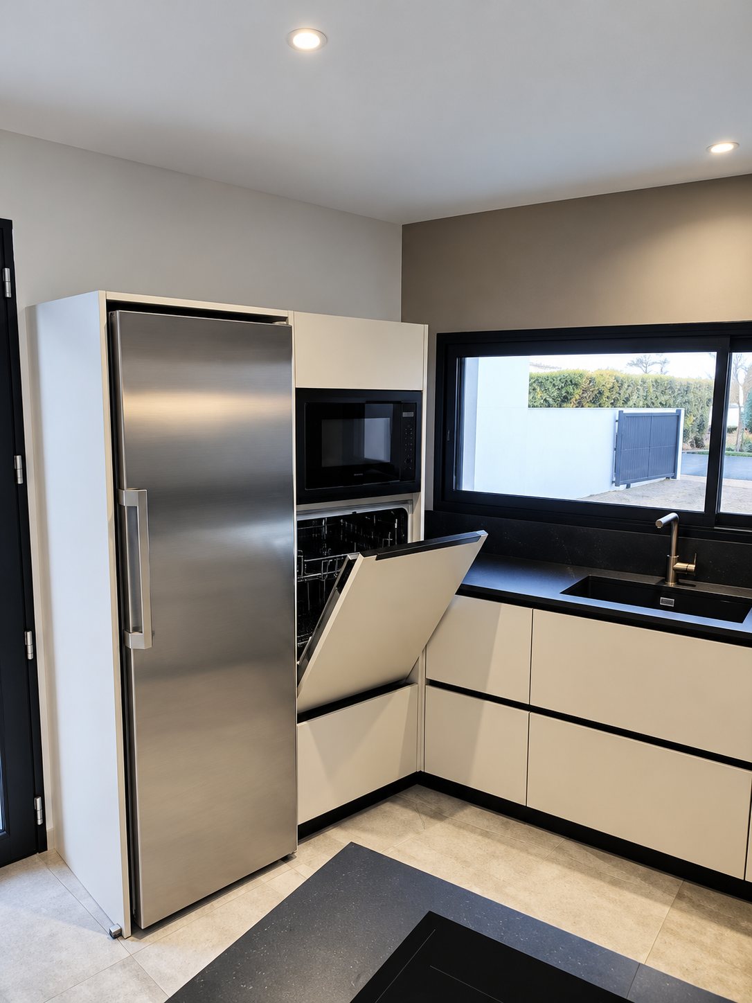 Cuisine sur mesure réalisée par Atelier des Cuisines